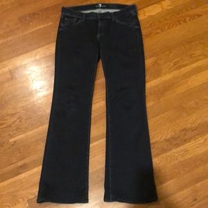 7 for all mankind skinny boot cut jeans